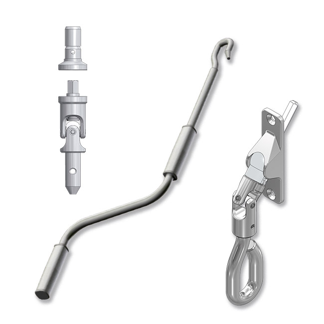 Accessoires de manœuvre manuelle